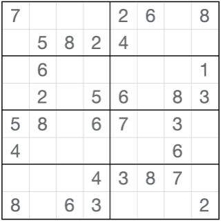 Sudoku anticaballero 8x8