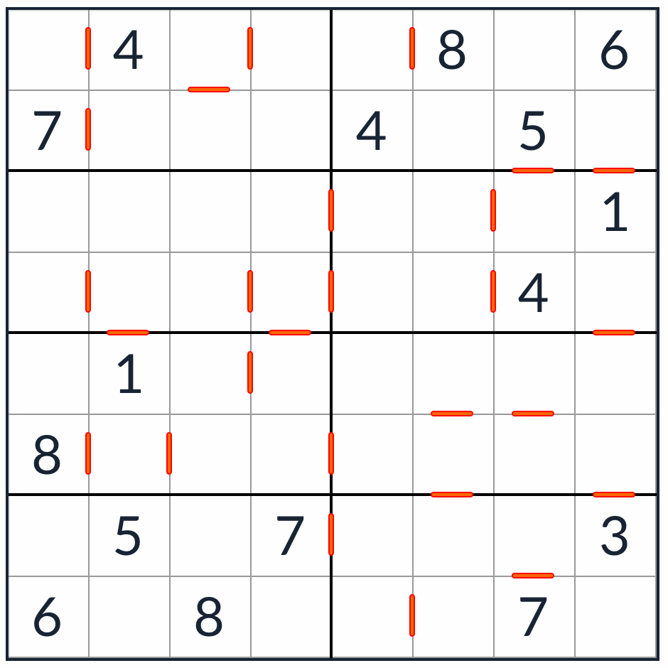 consecutivo sudoku 8x8 rompecabezas
