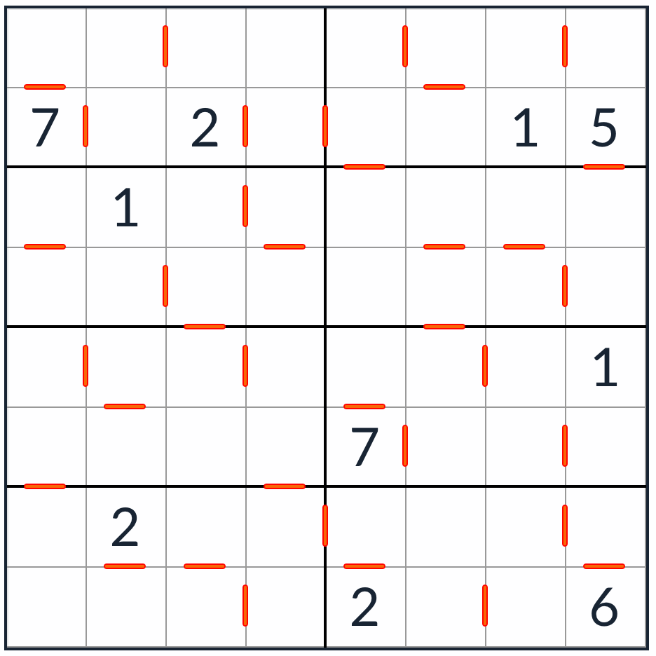 Anti-King-Knight consecutivo Sudoku 8x8