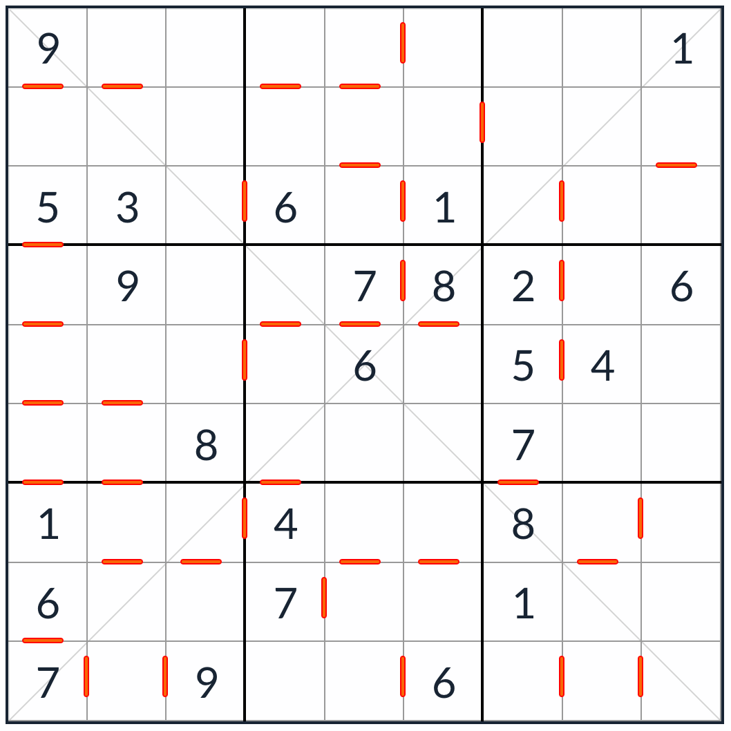 anti-rey diagonal sudoku sudoku rompecabezas