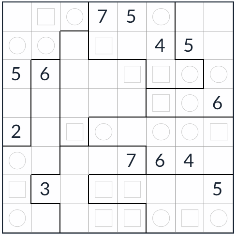 Irregular par-Odd Sudoku 8x8