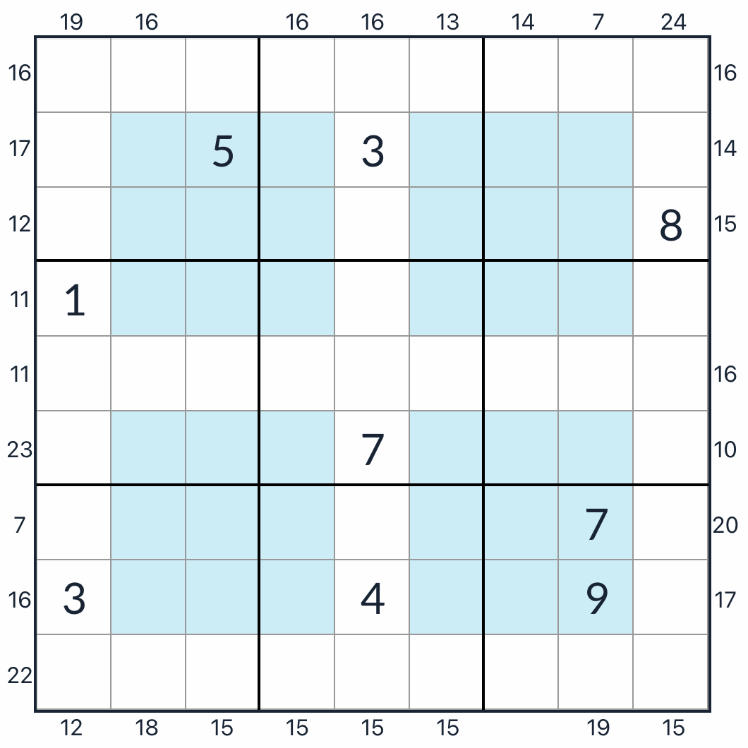 Hyper Frame Sudoku Pregunta