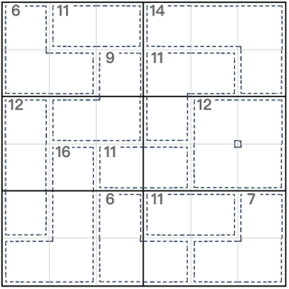 Sudoku Anti-Caballero Asesino 6x6