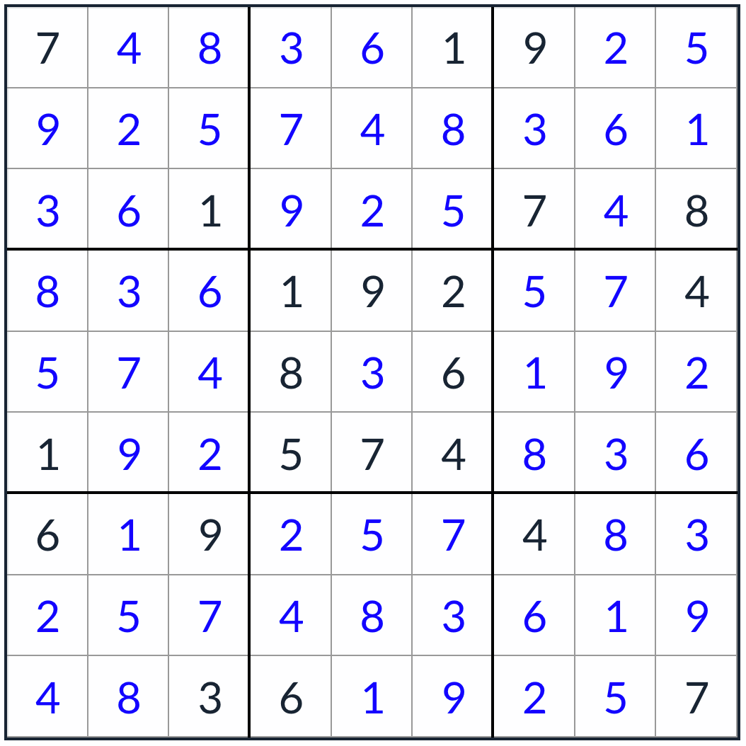anti-nudoso no consecutivo solución sudoku