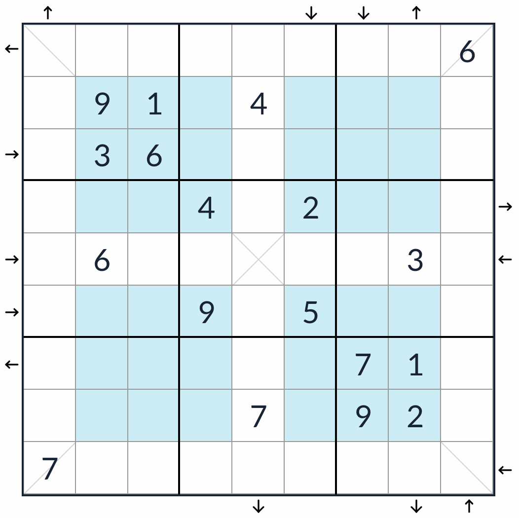Pregunta hiper diagonal Rossini Sudoku