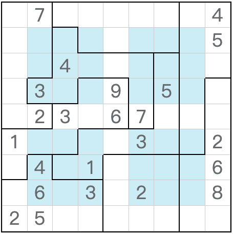 Gemelo correspondiente de Jigsaw Hyper Sudoku