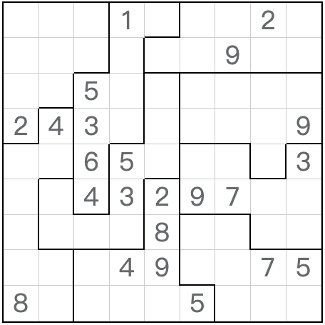 Twin Correspondiente Jigsaw Sudoku de rey