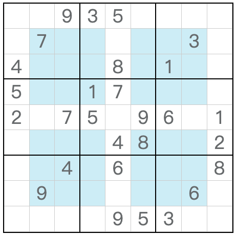 Twin correspondiente Hyper Sudoku