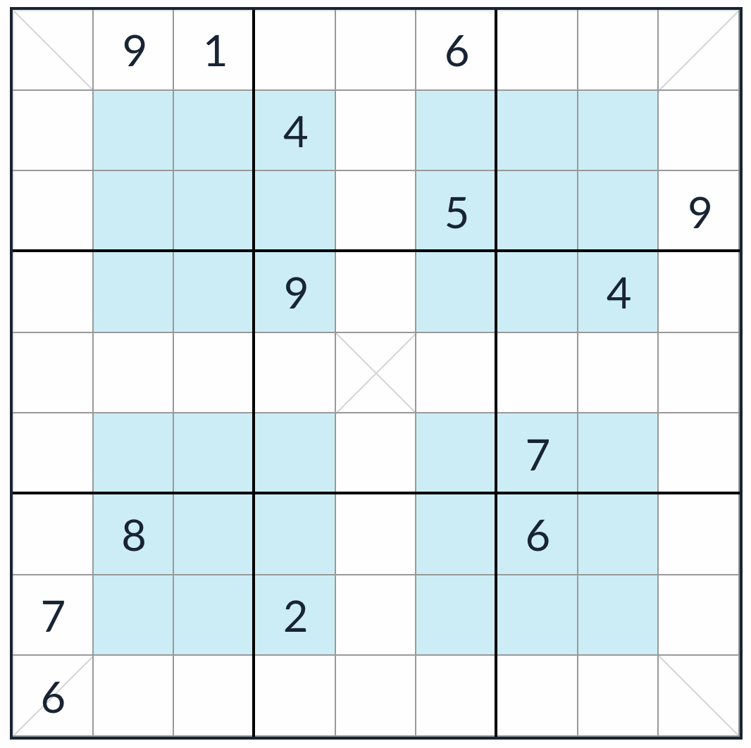 Diagonal Hyper Sudoku