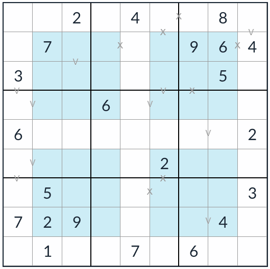 Anti-nudito Hyper XV Sudoku